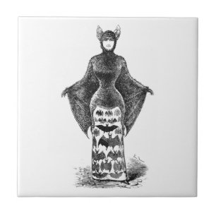  Victoriaans vleermuis Tegeltje