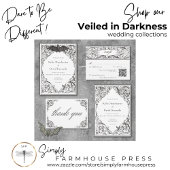 Victoriaans vleermuis tot de dood zwart-wit bruilo