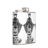  Victoriaans vleermuisvrouw Heupfles (Rechts)