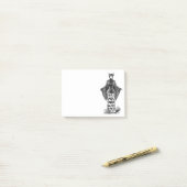 Victoriaans vleermuisvrouw Post-it® Notes (Op bureau)