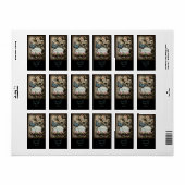 Victoriaans vliegenvlinder etiket (Full Sheet)