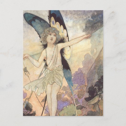  Victoriaans vlinder met Robinson Briefkaart (Voorkant)