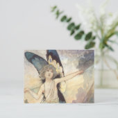 Victoriaans vlinder met Robinson Briefkaart (Staand voorkant)