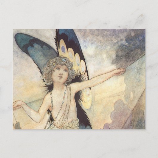 Victoriaans vlinder met Robinson Briefkaart (Voorkant)