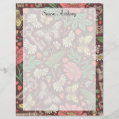 Victoriaans  vlinderdessenpapier (Achterkant)