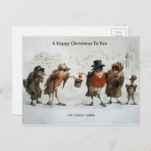 Victoriaans vogels Briefkaart (Voorkant / Achterkant)