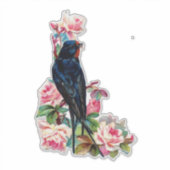  VICTORIAANS VOGELS STICKER (Voorkant)