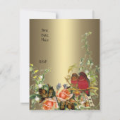 Victoriaans vogelsoorten Bronze Kaart (Achterkant)