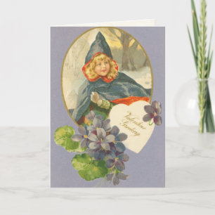 Victoriaans vriendenkaart voor Valentijnsdag Feestdagen Kaart