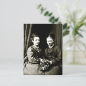 Victoriaans Vriendinnen Briefkaart (Staand voorkant)