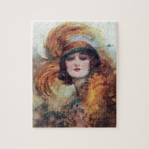 Victoriaans vrouw legpuzzel