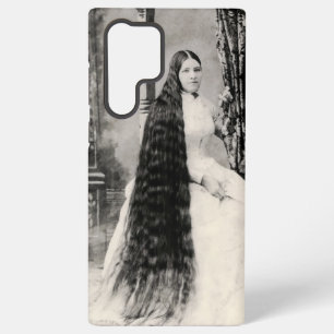 Victoriaans vrouw met lang haar samsung galaxy hoesje