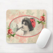 Victoriaans vrouw Mousepad Muismat (Met muis)