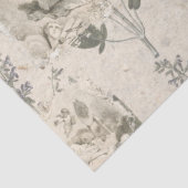 Victoriaans vrouwelijke kunstenaar Collage Tissuepapier (Detail)