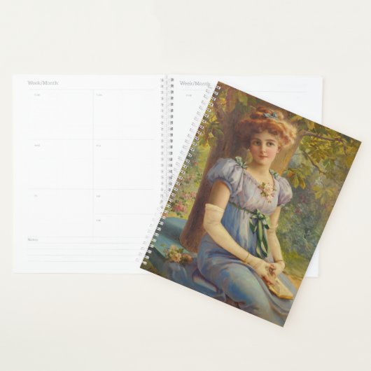  Victoriaans vrouwendesportret Kunstplanner Planner (Display)