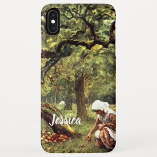 Victoriaans Waterverf: Meisjes plukken Appels iPhone XS Max Hoesje