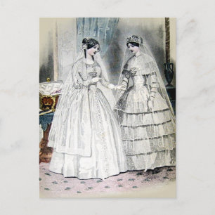 Victoriaans weddenschap briefkaart