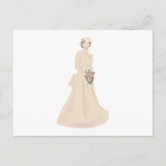 Victoriaans weddenschap briefkaart (Voorkant)