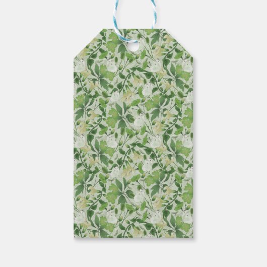 Victoriaans weide cadeaulabel (Achterkant)