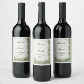 Victoriaans weide wijn etiket (Flessen)