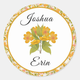 Victoriaans weidegele sticker