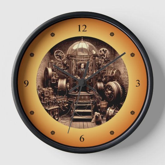 Victoriaans Wetenschapper ~ Steampunk Tijdmachine (Voorkant)