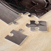 Victoriaans Wetenschapper ~ Steampunk Tijdmachine Legpuzzel (Zijkant)