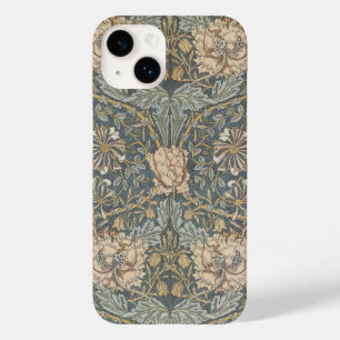 Victoriaans William Morris Floral Textile Pattern Case-Mate iPhone 14 Hoesje