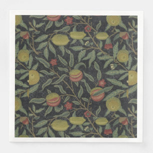  Victoriaans William Morris Fruit Leaves Servet