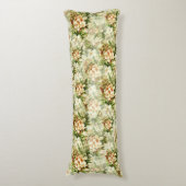  Victoriaans wit bloesem Lichaamskussen (Voorkant Verticaal)