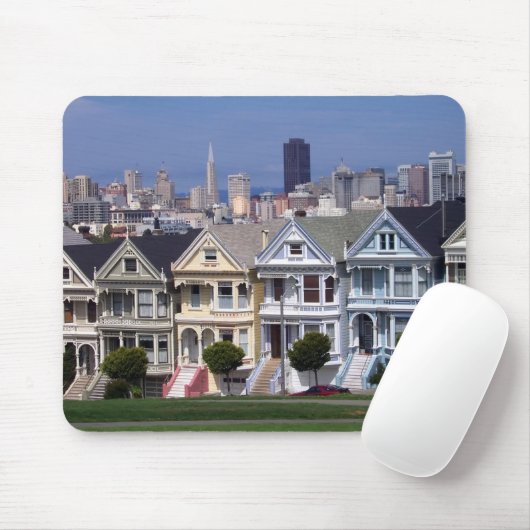 Victoriaans woningen muismat (Met muis)