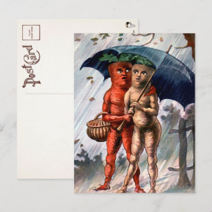 Victoriaans wortelen in het Rijnse Briefkaart