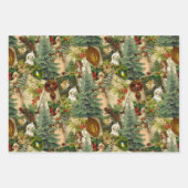 Victoriaans Yuletide Splendor Inpakpapier Vel (Voorkant)