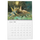 Victoriaans zachte schilderijen kalender (Jan 2026)