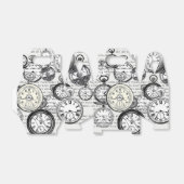 Victoriaans zakhorloge Alice in Wonderland Bedankdoosjes (Uitgevouwen)