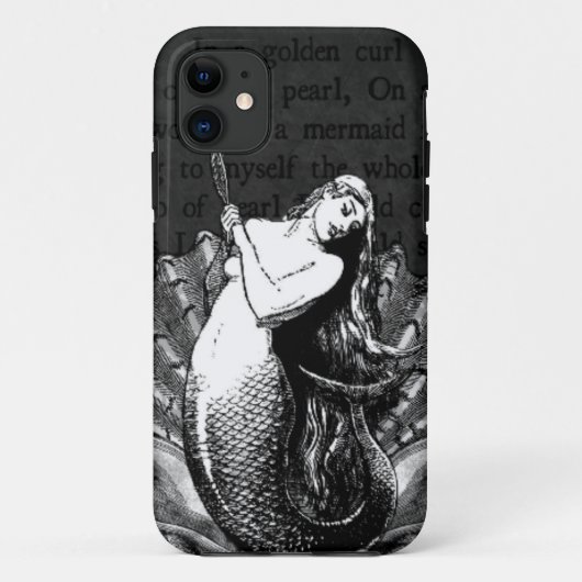 +{ Victoriaans Zeemeermin}}+ Case-Mate iPhone Case (Achterkant)