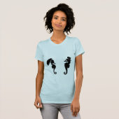 Victoriaans zeeppaarden t-shirt (Voorkant volledig)