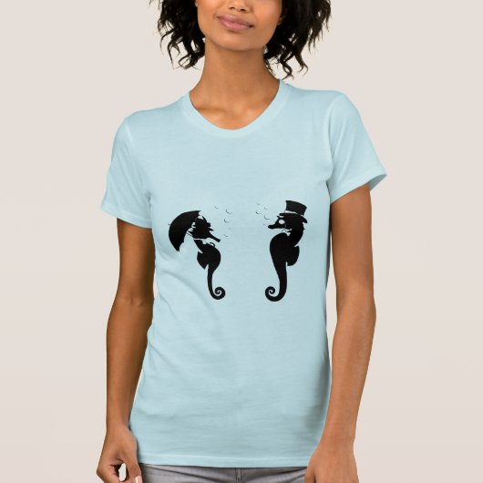 Victoriaans zeeppaarden t-shirt (Voorkant)