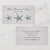  Victoriaans zeester Visitekaartje (Voorkant / Achterkant)