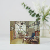 Victoriaans zon briefkaart (Staand voorkant)