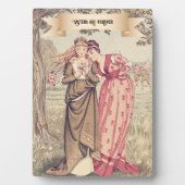  Victoriaans Zusters Schattige Regency Schilderij Fotoplaat (voorkant)