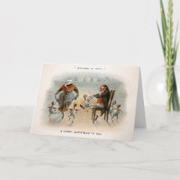 Victoriaanse Avonden Thuis Kerstkaart