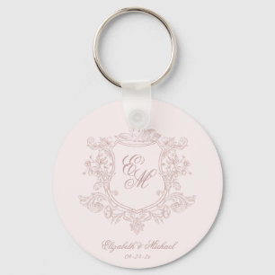 victoriaanse bloementuin luxe sleutelhanger