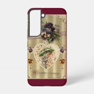 Victoriaanse Dame Vintage Valentijnsdag Samsung Galaxy Hoesje