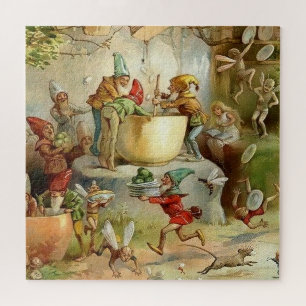 “Victoriaanse feeën” door E S Hardy Legpuzzel