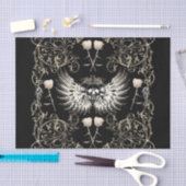 Victoriaanse gotische romantiek Schedelvleugels &  Tissuepapier (Craft)