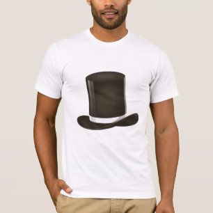 Victoriaanse hoge hoed t-shirt