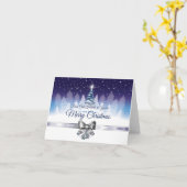 Victoriaanse Kerst Kaart met Ster (Gele Bloem)