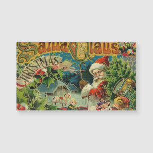 Victoriaanse Kerstman Kerst Collage Antiek