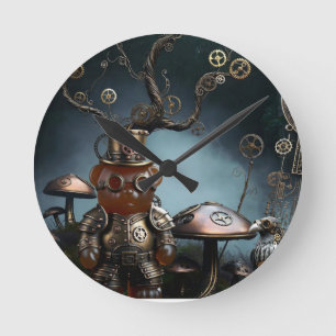 Victoriaanse Klokwerk Gummiebeer Mechanische Raaf Ronde Klok
